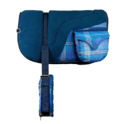 Kensington Fleece Bareback Pad W/Pockets - Kentucky Blue