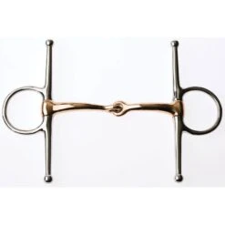 JP Korsteel Copper Mouth Full Cheek Snaffle Bit