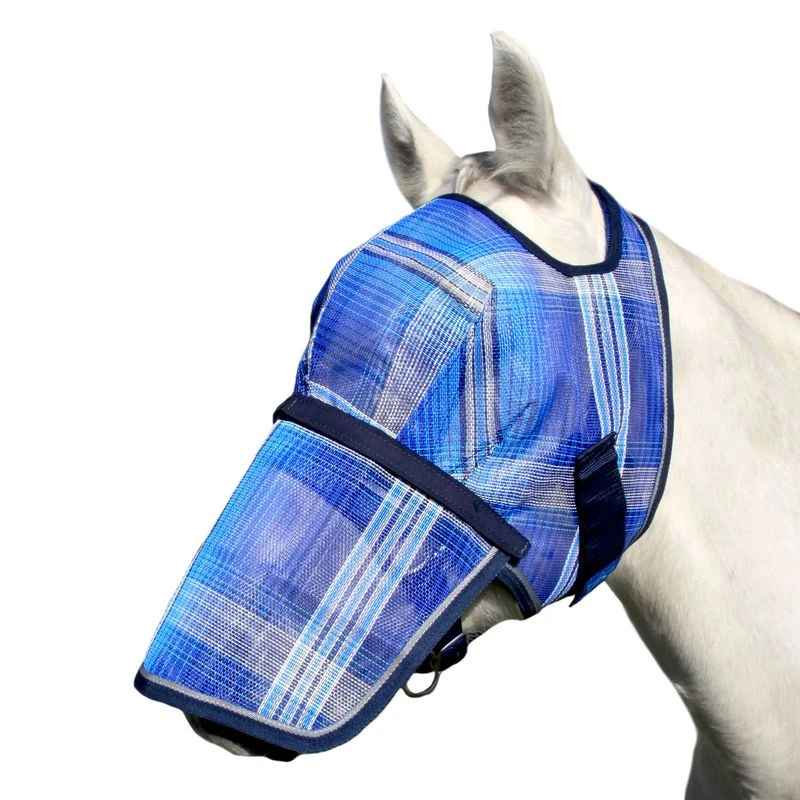 Kensington Signature Fly Mask W/Removable Nose - Kentucky Blue 2 Kensington Signature Fly Mask W/Removable Nose - Kentucky Blue - Image 2