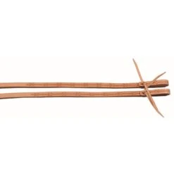 Western Rawhide Country Legend Barb WireReins - Golden Tan