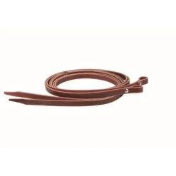 Western Rawhide 5/8" Reins - Burgundy Latigo
