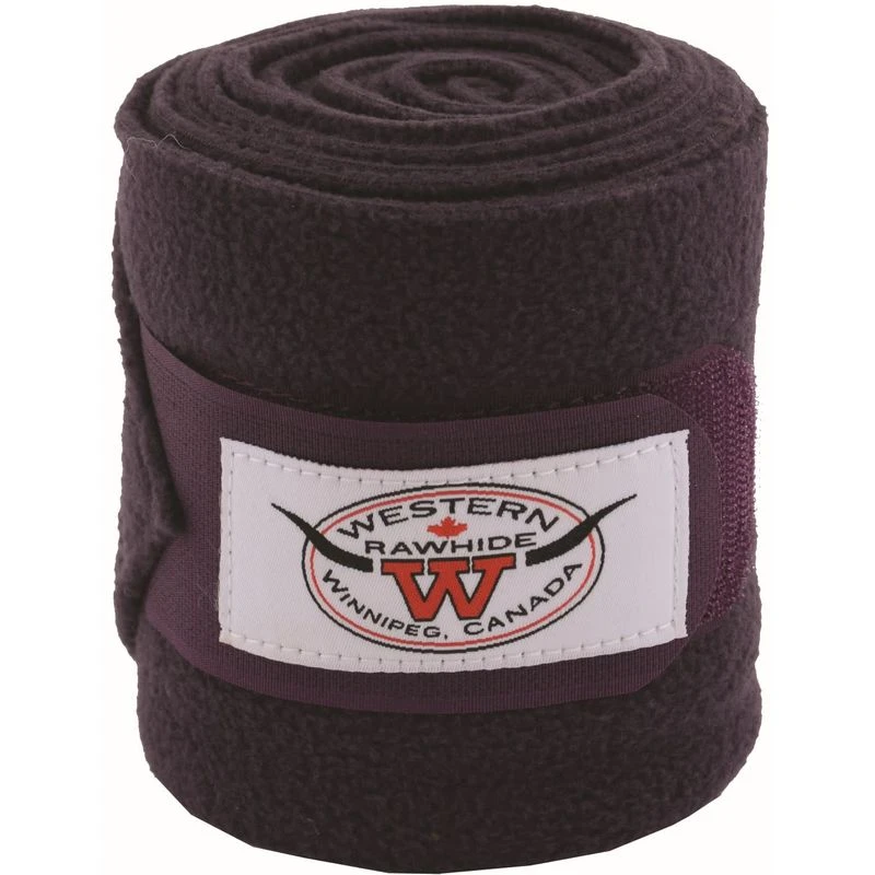 Western Rawhide Anti-Pilling Polo Wraps - Purple 1 Western Rawhide Anti-Pilling Polo Wraps - Purple