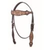 Western Rawhide Country Legend Two-Tone Browband Headstall - Two Tone Brown