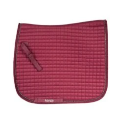 Horze Duchess Dressage Saddle Pad - Port Royale Dark Red