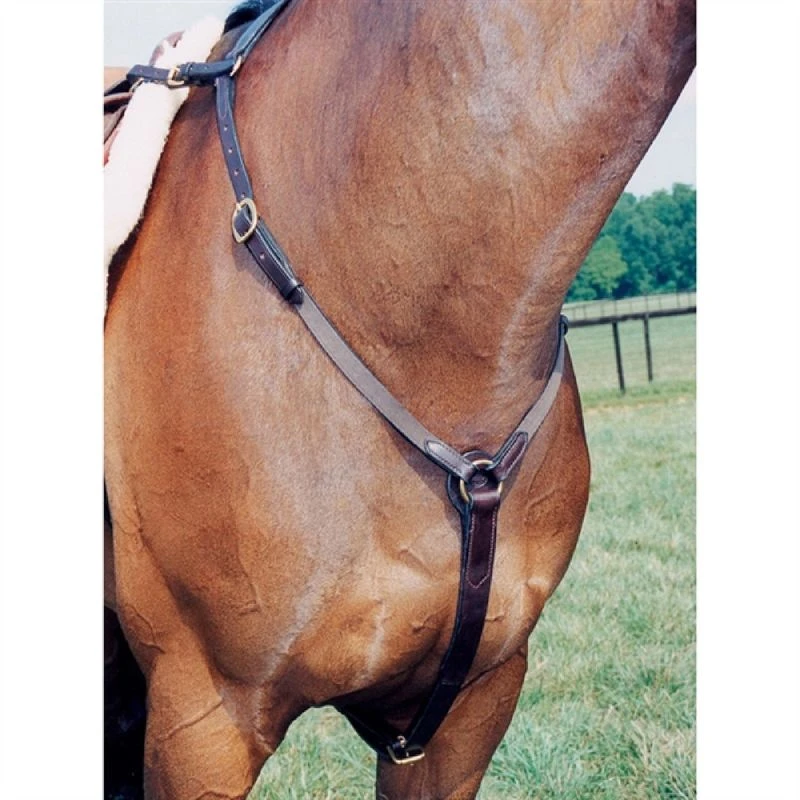 Nunn Finer Elastic Hunting Breastplate - Havana/Zinc 1 Nunn Finer Elastic Hunting Breastplate - Havana/Zinc