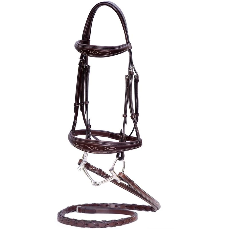 Nunn Finer Monica Hunter Bridle - Havana 1 Nunn Finer Monica Hunter Bridle - Havana