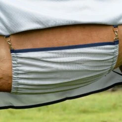 Bucas Buzz Off Belly Band - Silver/Navy