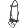 Nunn Finer Gifted Flash Dressage Bridle - Black