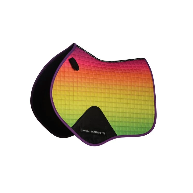 Weatherbeeta Prime Ombre Jump Shaped Saddle Pad - Rainbow Dream 1 Weatherbeeta Prime Ombre Jump Shaped Saddle Pad - Rainbow Dream
