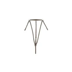 Ovation Elite Raised Breastplate W/Standing Martingale - Dark Brown