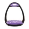 Compositi EOLE PRO Stirrups W/Spikes - Black/Purple