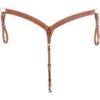 Western Rawhide Country Legend Basket Tooling Breastcollar - Chestnut