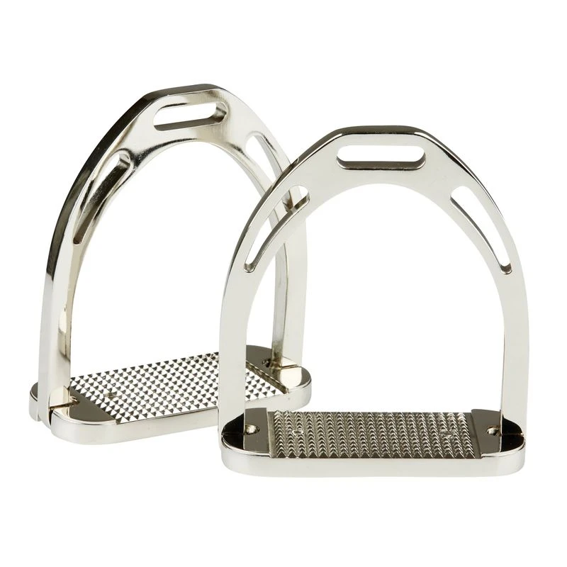 Korsteel Aluminum Stirrups - Silver 1 Korsteel Aluminum Stirrups - Silver