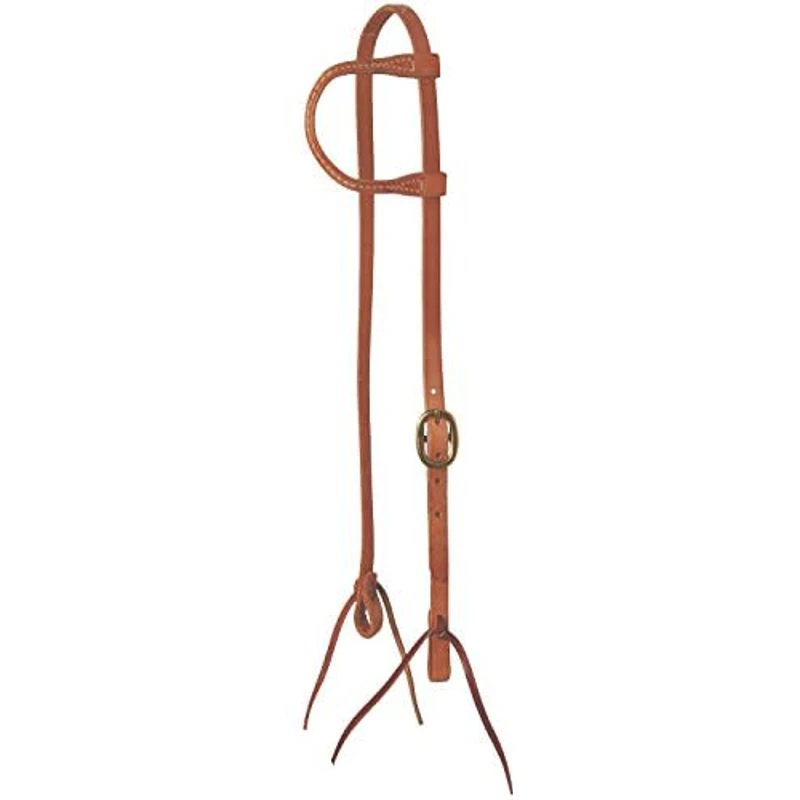 Western Rawhide One Ear 5/8" Headstall With Ties - Harness 1 Western Rawhide One Ear 5/8" Headstall With Ties - Harness