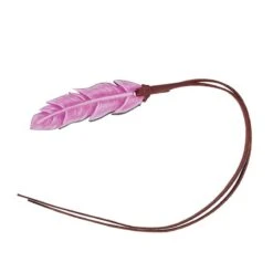 Western Rawhide Painted Feather - Pink