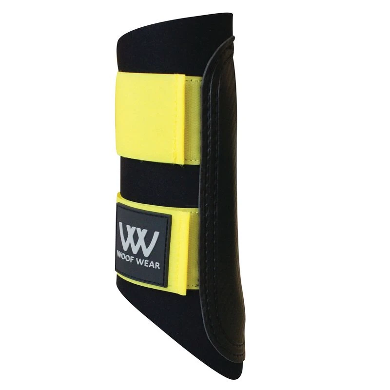 Woof Wear Sport Brushing Boot - Black/Sunshine Yellow 1 Woof Wear Sport Brushing Boot - Black/Sunshine Yellow