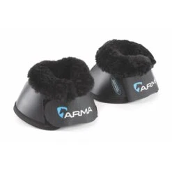 Shires ARMA SupaFleece Over Reach Boots - Black