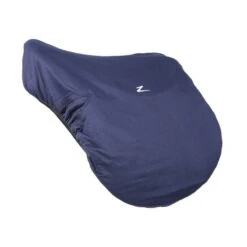 Horze Cotton Saddle Cover - Peacoat Dark Blue