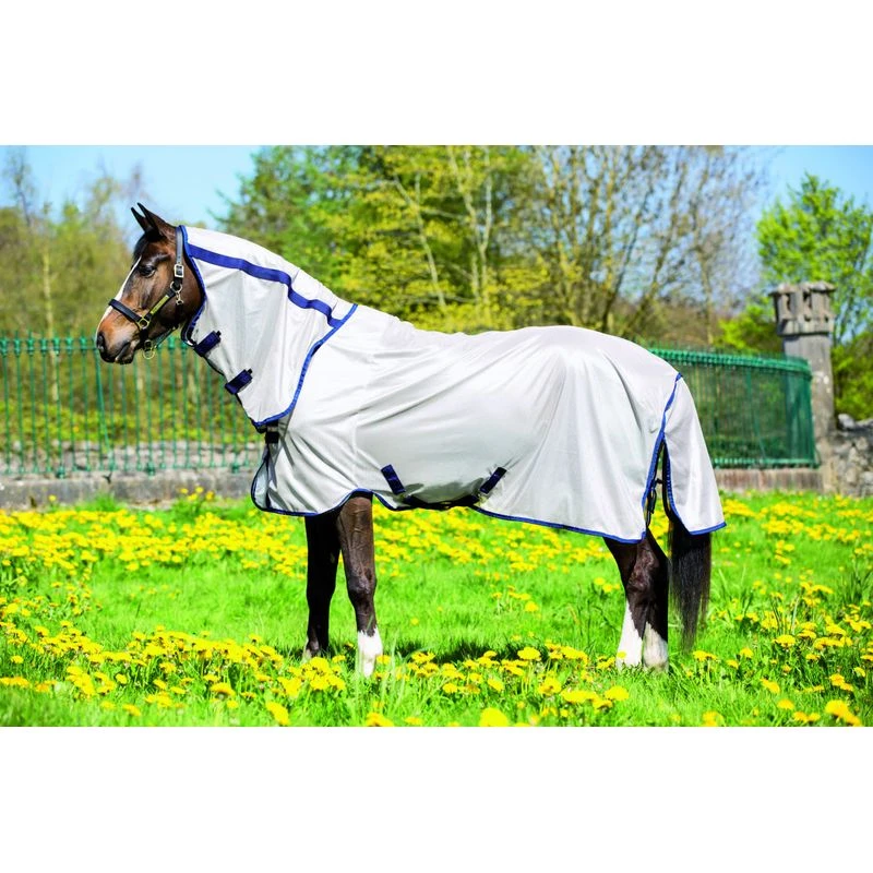 Mio Pony Fly Rug - Bronze/Navy 2 Mio Pony Fly Rug - Bronze/Navy - Image 2