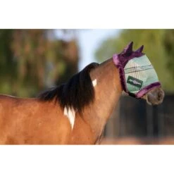 Kensington Pony Fly Mask W/Ears & Fleece Trim - Imperial Jade