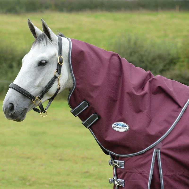 Weatherbeeta Comfitec Plus Dynamic II Neck Rug Medium/Lite - Maroon/Grey/White 1 Weatherbeeta Comfitec Plus Dynamic II Neck Rug Medium/Lite - Maroon/Grey/White