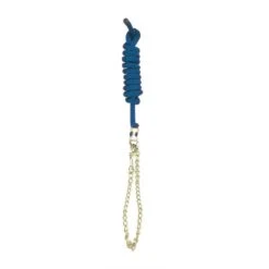Perri's 5/8" Nylon Lead W/Chain - Navy