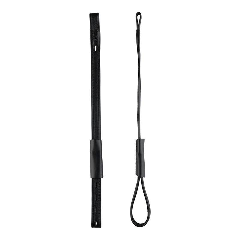 Horze Soft Dressage Stirrup Leathers W/Nylon Inside - Black 1 Horze Soft Dressage Stirrup Leathers W/Nylon Inside - Black