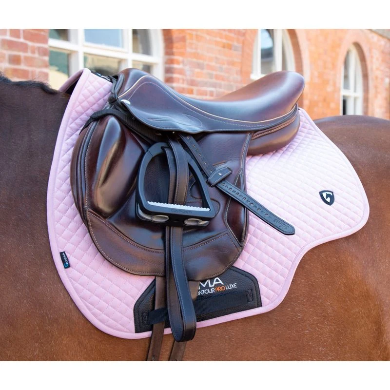 Shires ARMA Luxe Saddle Pad - Dusty Pink 2 Shires ARMA Luxe Saddle Pad - Dusty Pink - Image 2