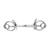 Finntack Leather Covered Snaffle Double Ring Driving Bit