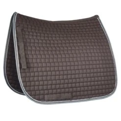 Horze Adepto Dressage Saddle Pad - Dark Brown