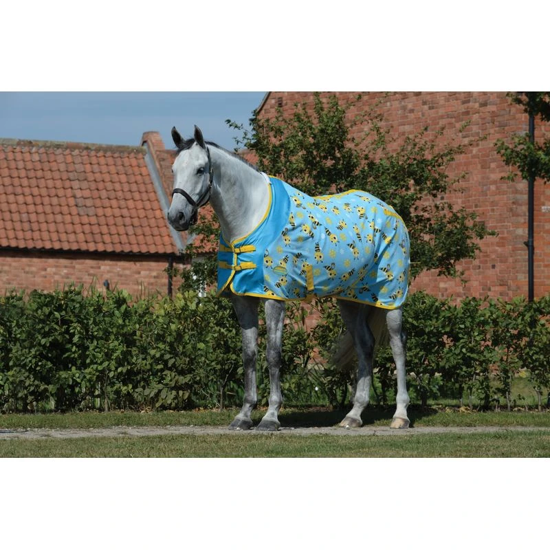 Weatherbeeta Fleece Cooler Standard Neck - Bee Print 1 Weatherbeeta Fleece Cooler Standard Neck - Bee Print