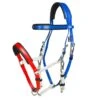 Zilco Marathon Endurance Bridle - Red/White/Blue