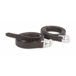 Shires Easy Care Non Stretch Stirrup Leathers - Havana