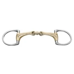 Herm Sprenger Dynamic RS Eggbutt D-Ring Bit 14mm Double Jointed