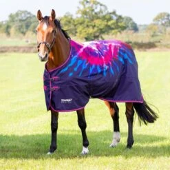 Shires Tempest Original Lite Turnout - Pink Tie Dye