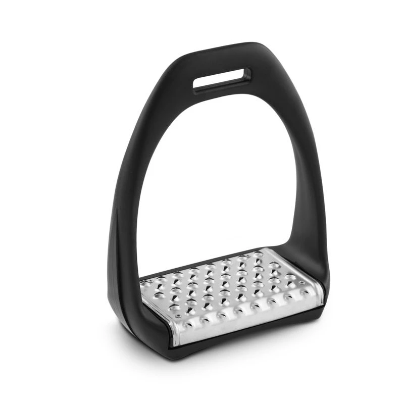 Royal Rider Sport Junior Stirrups - Black/Aluminum Pad 1 Royal Rider Sport Junior Stirrups - Black/Aluminum Pad