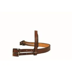 Western Rawhide Plain Pony Bridle With Reins - Chestnut