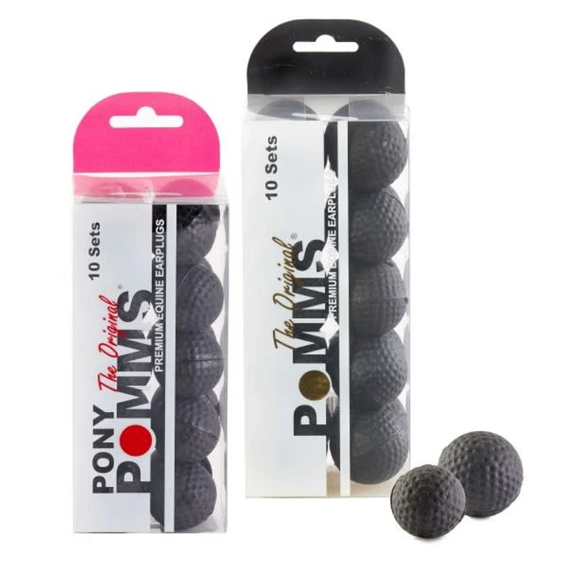 Pomms Eques Earplug 20 Pack - Black 1 Pomms Eques Earplug 20 Pack - Black