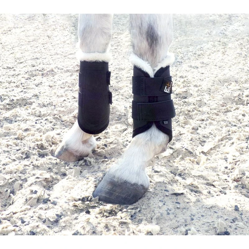 Equine Healthcare International Pro Series Fleece Boots - Black 1 Equine Healthcare International Pro Series Fleece Boots - Black