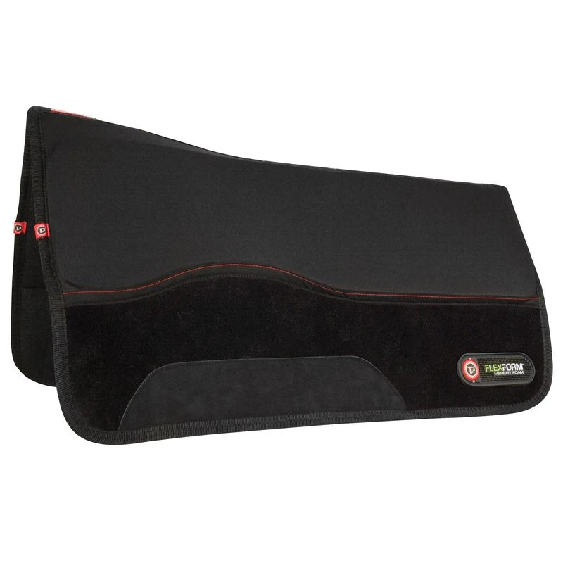 T3 Felt FlexForm Microsuede Western Pad - Black 1 T3 Felt FlexForm Microsuede Western Pad - Black