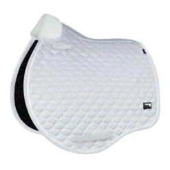 Fair Play Jet Jump Saddle Pad - White